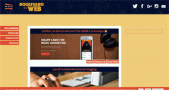 Desktop Screenshot of boulevardduweb.com